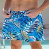 Men's Fashionable Summer Atmosphere Style with Compressed 3D Digital Printed Lining Quick Drying Beach Shorts