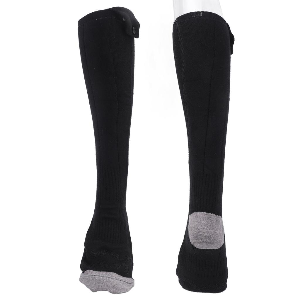 1 пара носков с подогревом для мужчин и женщин, электрические носки, грелка для ног, толстые носки для езды, мотоцикла, сноубординга, термоноски