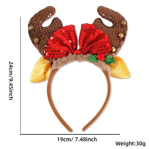Cartoon Christmas Headband Headdress Children Adult Party Decoration Christmas Hat Christmas Tree Headband Hair Accessories