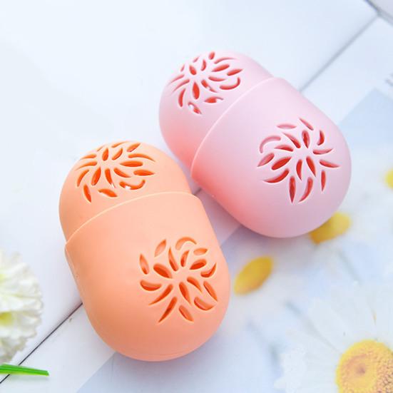 Beauty Egg Box Breathable Dustproof High Elasticity Soft Powder Puff Drying Holder Travel Accessories