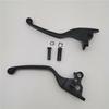 Пара левых и правых черных алюминиевых рычагов тормоза и сцепления для мотоцикла/скутера