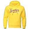 Brooklyn New York Estd 1898 Hip Hop Print Sweatshirt Man Autumn Fleece Streetwear Soft Loose Hoodie Street Crewneck Hoody