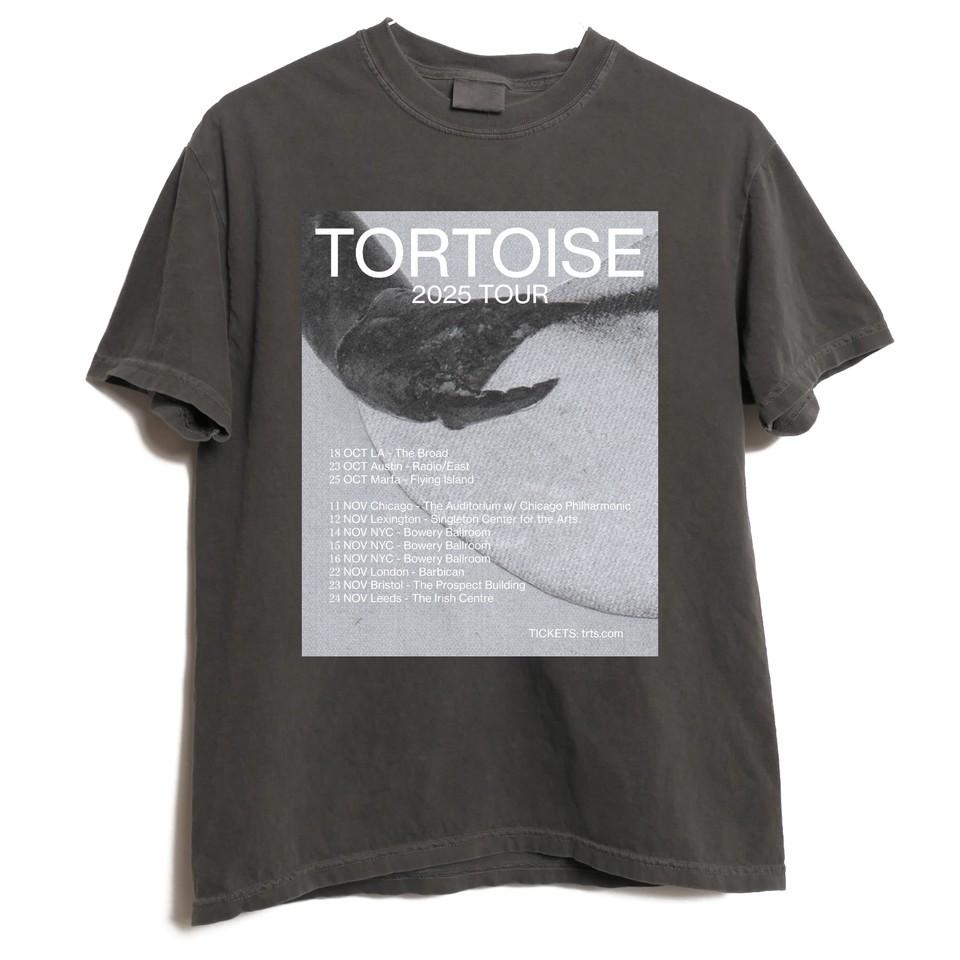 TORTOISE TOUCH Тур Тур Полный размер S-5XL Угольно-серый Футболка K934