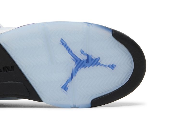 Детские кроссовки Nike Jordan 5 Retro Dark Concord (GS) Белый/Темный Конкорд-Черный