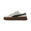 Smash Platform Widelace Fashion Low-Top Sneakers Women Sneakers Beige Black 404158-03