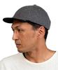 Nakota BOLD ROUND CAP Baseball Plus Short Solid and Free Size Charcoal Black Cap, Size, Brim, Denim, Simple, Casual, Men's Women's, Spring, Summer,