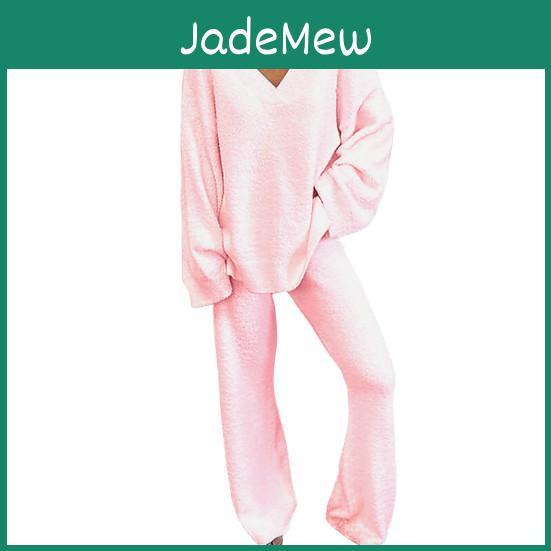 Set Women Thermal Loose Nightie Sleeping Clothes Casual Women Pajamas Set For Home Wear