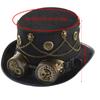 Шляпа в стиле стимпанк, цилиндры в стиле стимпанк для мужчин с очками, шляпа путешественника во времени в стиле стимпанк, аксессуары в стиле стимпанк, вечеринка на Хэллоуин
