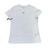 Sportswear Essentials Series Logo Casual Sports Short Sleeve T-Shirt Women T-Shirts White DA1417-100