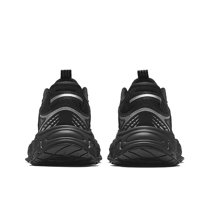 Anta Star Moon 2 Retro Trendy Breathable Height Increase Low Top Casual Shoes Women sneakers Basic-Black 922438811-5