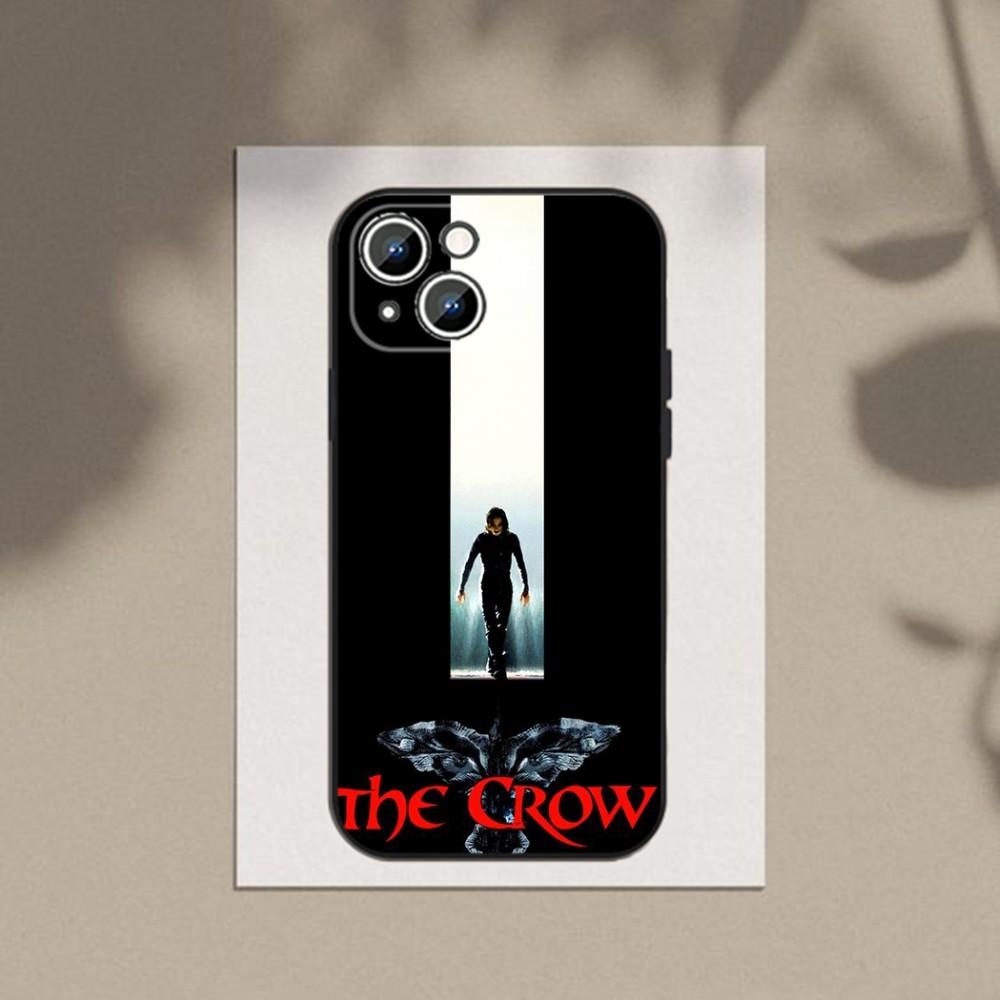 Thriller T-THE-C-CROWS Phone Case For Apple iPhone 15,14,13,12,11,XS,XR,X,8,7,Pro,Max,Plus,mini Silicone Black Cover