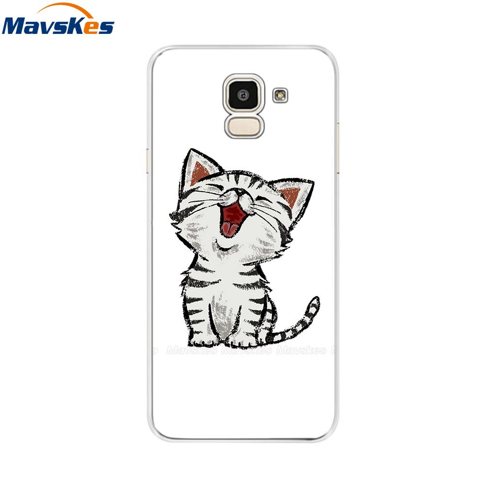 Чехол для Samsung Galaxy J6 2018 Мягкая задняя крышка из ТПУ-силикона sДля Coque Fundas Samsung J6 2018 J6 Plus 2018 Мягкие чехлы для телефона