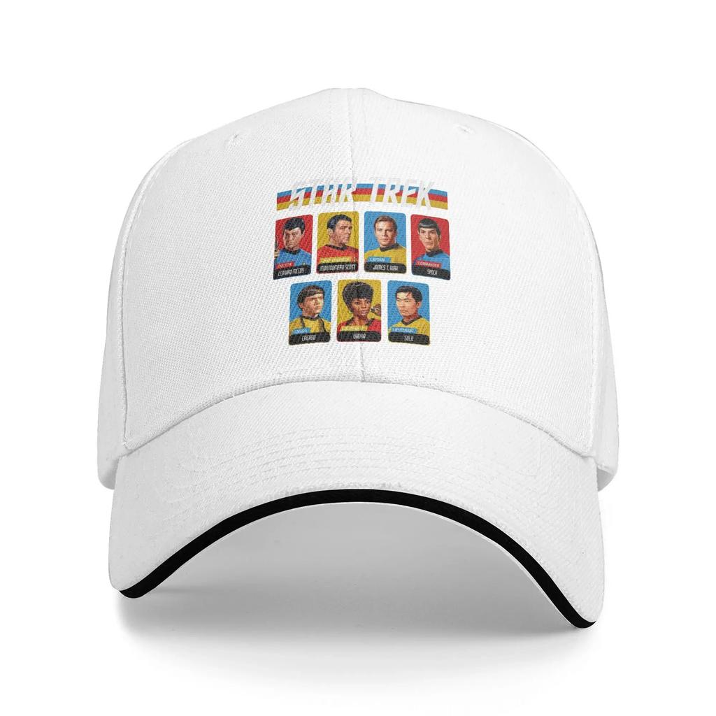 New Design Baseball Cap Stars Treks Original Series Retro Full Color For Unisex Golf Cap Casual Funny Movie Snapback Cap Gift