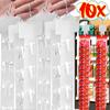 1/10PCS Plastic Snack Hanging Strips Universal Convenience Store Shelf Food Display Hangers Foldable Transparent Shop Clip Strip