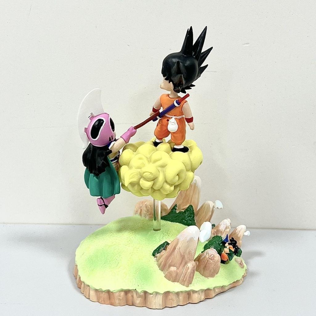 11 см Аниме Фигурка Dragon Ball Сон Гоку Чичи Сцена Аниме Модель Игрушка Кукла Настольные Украшения Фигурка Действия ПВХ