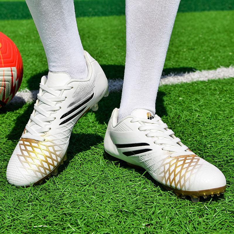 Мужские футбольные бутсы большого размера с длинным гвоздем, противоскользящие и износостойкие, из искусственного TPR, детские футбольные бутсы для улицы