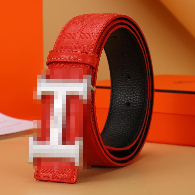 Мужской ремень 2025 года из ретро-кожи с автоматической пряжкой - Модный дизайн для молодежи