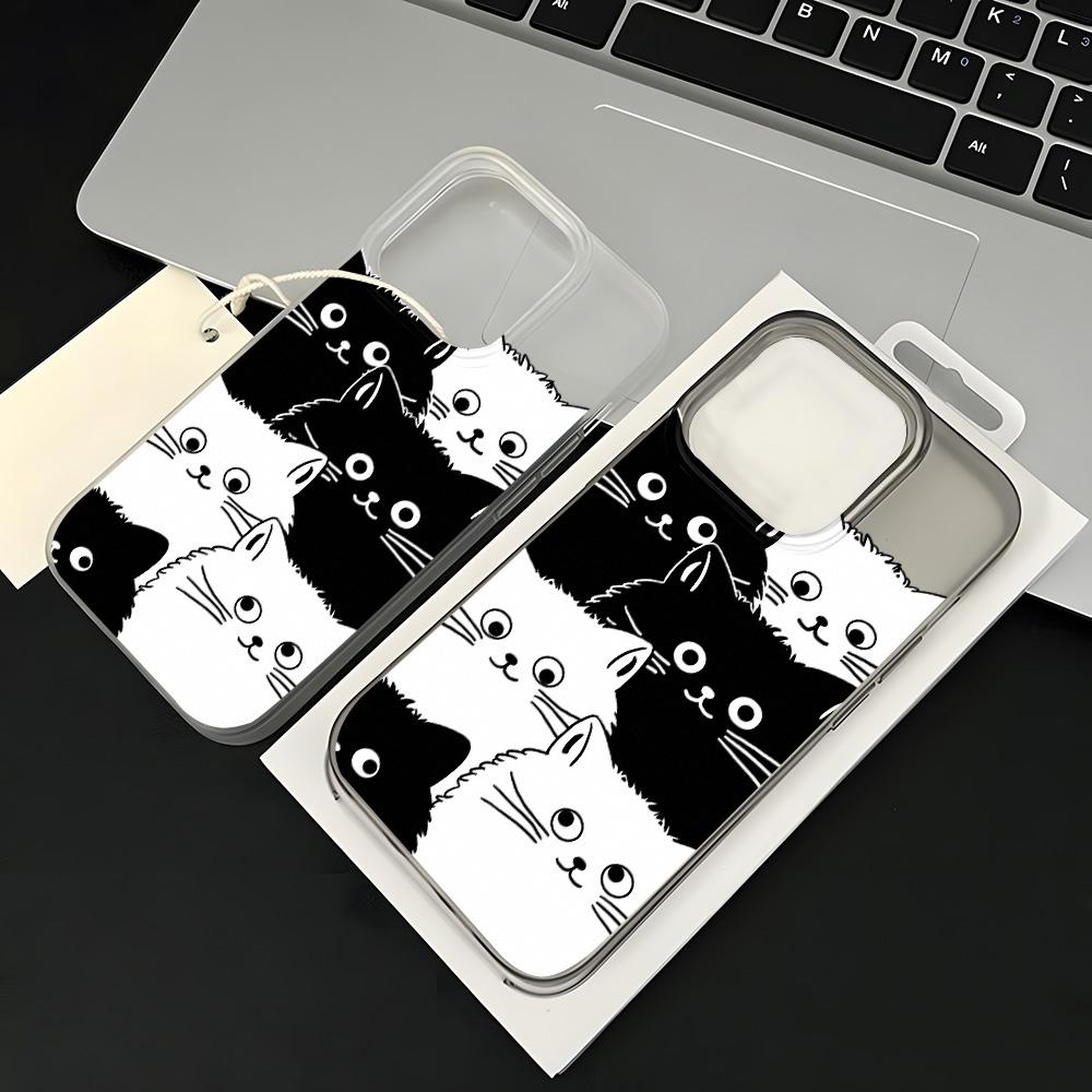 Чехлы для мобильных телефонов iPhone 11 13 15 Pro Max 12 14 Pro Max Чехол для iPhone 16 15 Plus 13 Pro 12 Матовая текстура с рисунком в виде мультяшных цветов