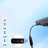 Регулируемое напряжение USB C на DC5525 Зарядный кабель с 1 наконечником для PD Быстрой зарядки 5V9V12V15V20V Выходной адаптер Шнур