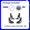 Брызговики подходят для Mazda 3 BK Sedan Saloon 2004 2005 2006 2007 2008 2009 автомобильные аксессуары брызговик Fender авто запасные части