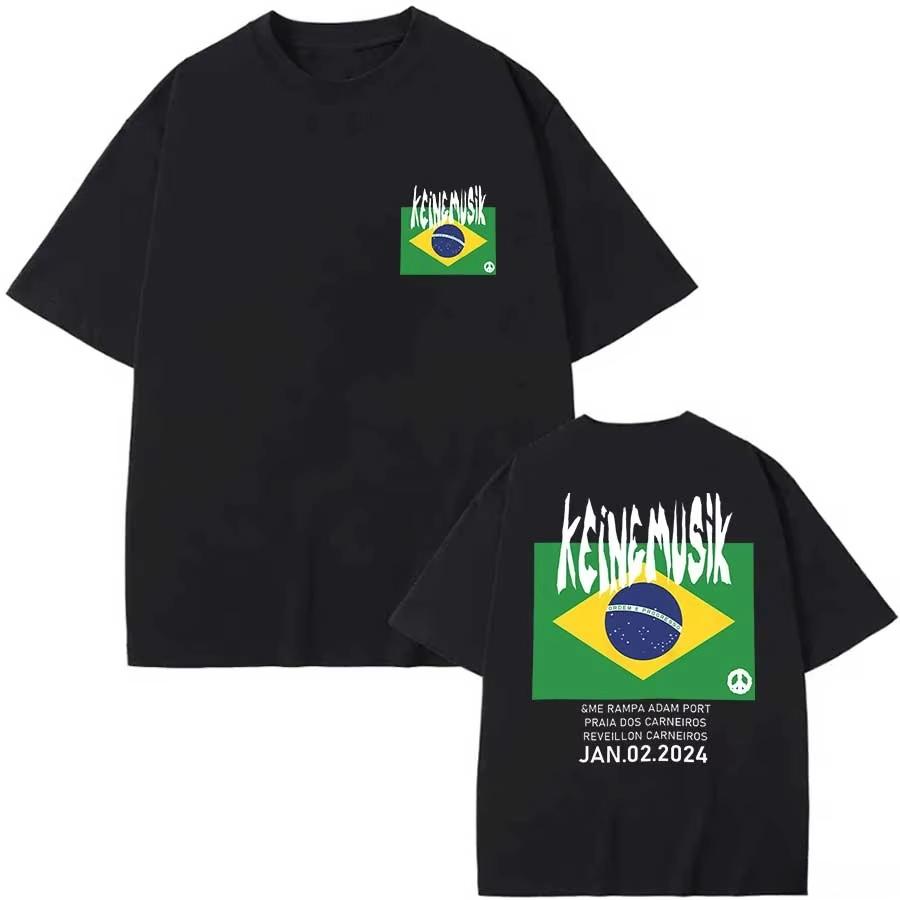 Летняя футболка Keinemusik X Pacha для мужчин и женщин, модная уличная одежда, хлопковая футболка с коротким рукавом, спортивная одежда в стиле хип-хоп, свободные повседневные топы