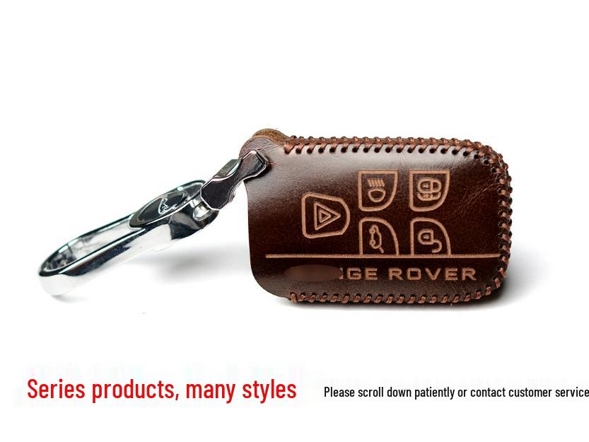 Чехол для ключа Land Rover: Подходит для нового Range Rover Sport, Evoque, Discovery 5, Velar, Freelander и корпуса-крышки брелока Jaguar