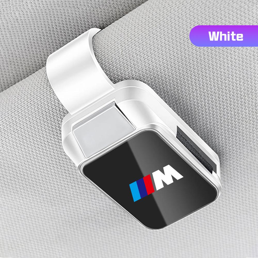 ZLK17 Car Interior Visor Glasses Clip Sunglasses Holder For BMW X1 X2 X3 X5 X4 X6 X7 1 3 5 6 7 Series E60 E90 E70 F48 G20 G30 i3 i7 i8