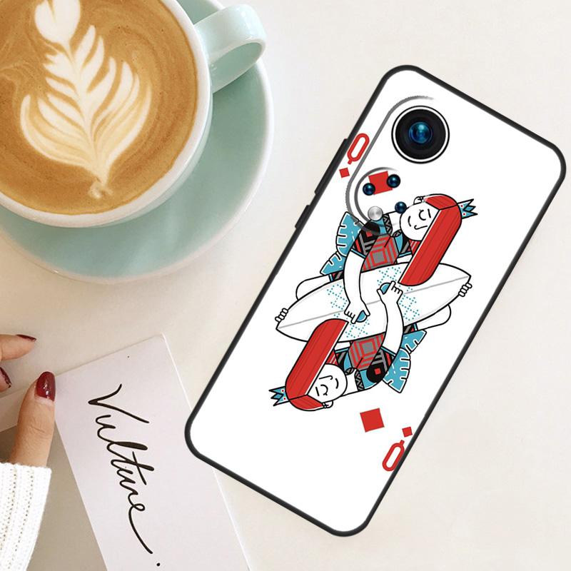Мультяшный Персонаж Покер Для Honor Magic 7 Lite 6 8 Pro Чехол Для Honor 200 400 50 70 90 X8c X8b X9a X9b X9c X9d Win RT