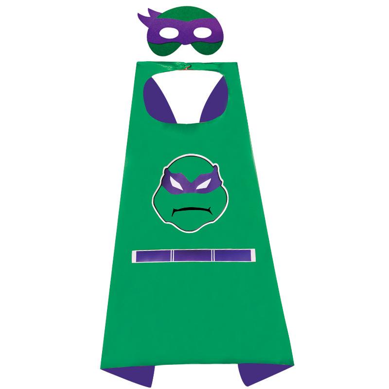 Хэллоуин Черепашки-ниндзя Двухслойная детская накидка-плащ, Накидка Плащ Рождество Детская накидка
