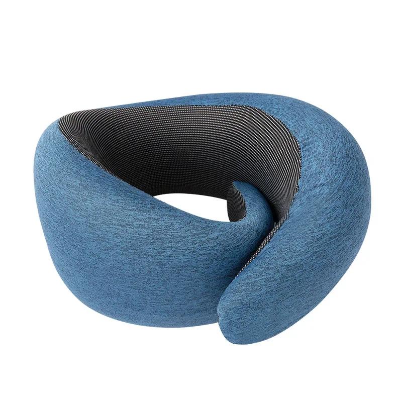 Подушка для шеи U-образной формы из пены с эффектом памяти Snail Travel Neck Pillows Portable Stern Vertebra Airplanes Noon Break Pillow Relax