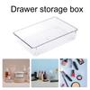 Transparent Drawer Storage Box Clear Acrylic Drawer Organizer Drain Holes Drawer Storage Tray Stackable Storage Bin