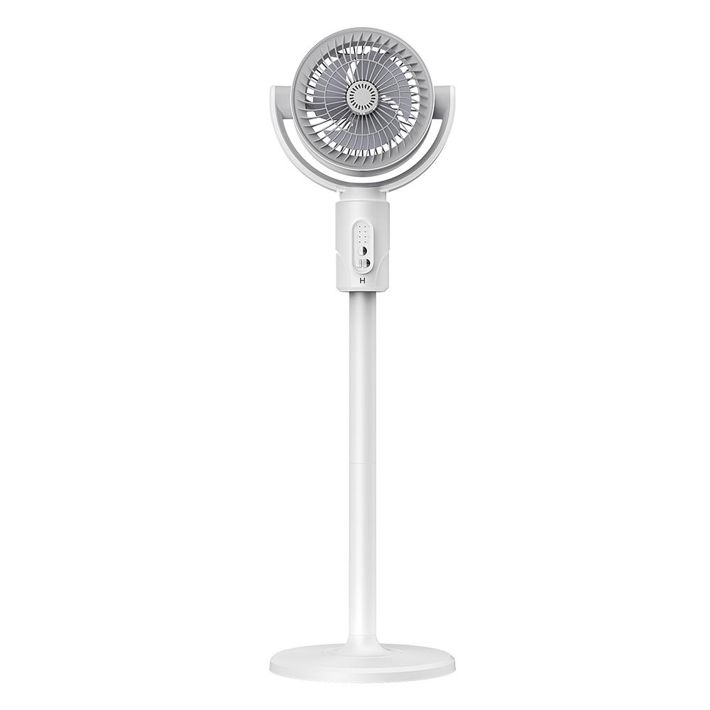 360 Circulation Quiet Powerful Floor Fan,Standing Smart Fans,with Remote Control Adjustable Height