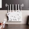 Настенный Беспроводной Wifi Роутер Полка Коробка для Хранения Форма Кошки Пластиковый Органайзер Коробка Держатель для Кабелей и Питания Коробка-Органайзер Домашний Декор
