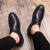 Brogue Man Nightclub Business Dress Italian Formal Fashion Casual Leather Male Flats Men'S Wedding Party Oxfords Shoes Footwear
