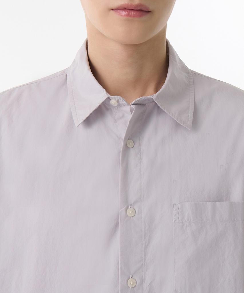 MUSINSA STANDARD Relaxed Soft Poplin Shirt [Purple Grey]