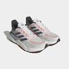 Adidas Solar Boost 5 Running Shoes, Crystal White/Grey Five/Solar Red (GW1962), Size 26.0 cm