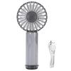 Mini Handheld Fan Transparent with Hook Quiet Small Pocket Fan 1200mAh Rechargeable Battery