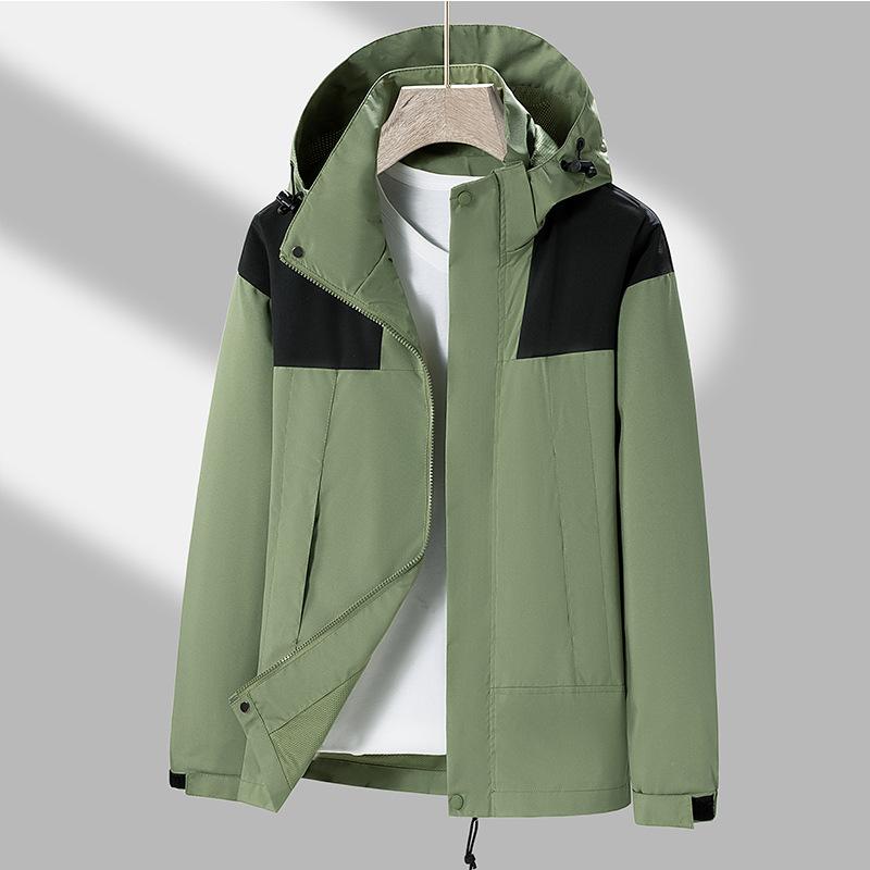 Мужская непромокаемая куртка для кемпинга, пешего туризма, треккинга, ветровка, водонепроницаемая с капюшоном, весенне-осенняя одежда для спорта на открытом воздухе, путешествия, альпинизм