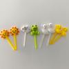 8Pcs/Set Cartoon Fruit Fork Picks Kids Snack Dessert Bento Lunches Party Decor
