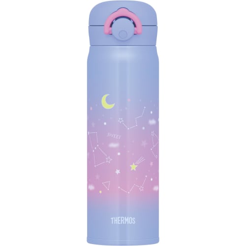 Thermos Water Bottle Vacuum Insulated Mobile Mug 500ml Night Purple JNR-503G NPL