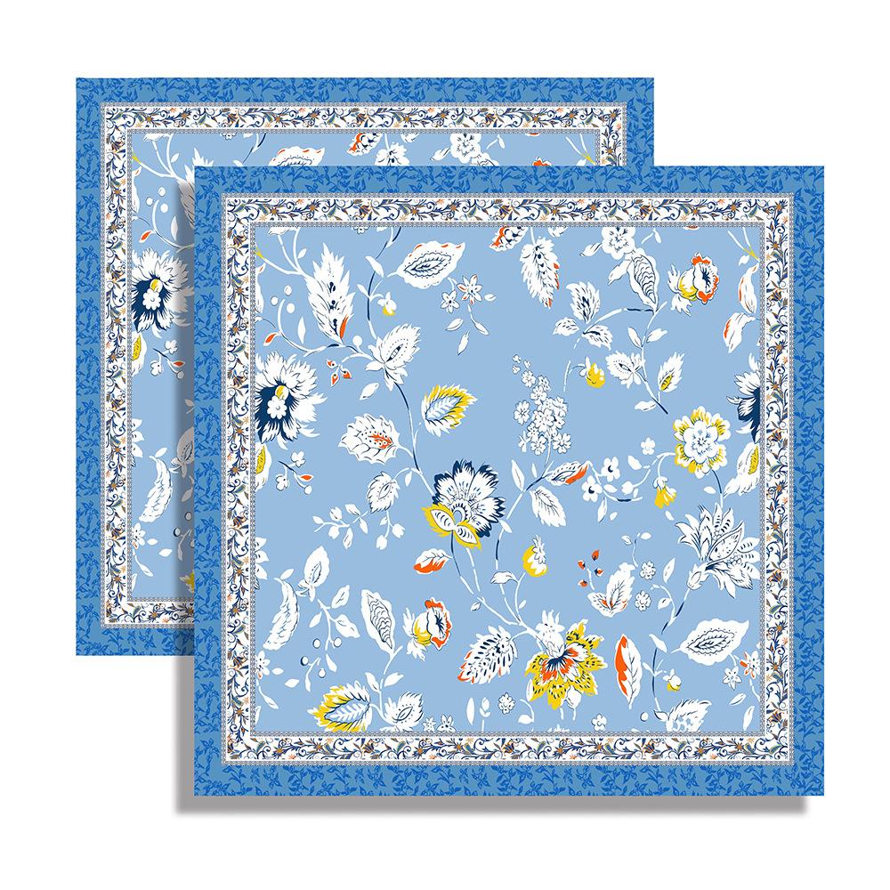 70 * 70 Солнцезащитный маленький квадратный шарф с большим принтом, женский шелковый шарф, тонкий легкий солнцезащитный шарф, повязка на голову