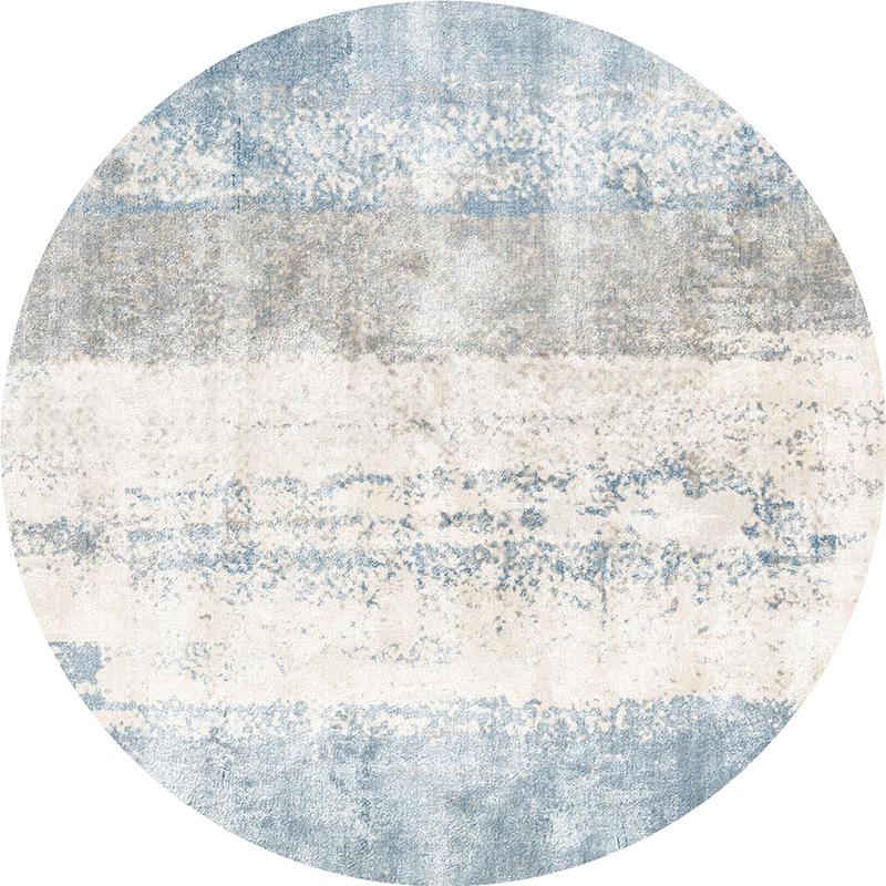 Nordic Simple Modern Round Carpet for Living Room, Study, or Bedroom