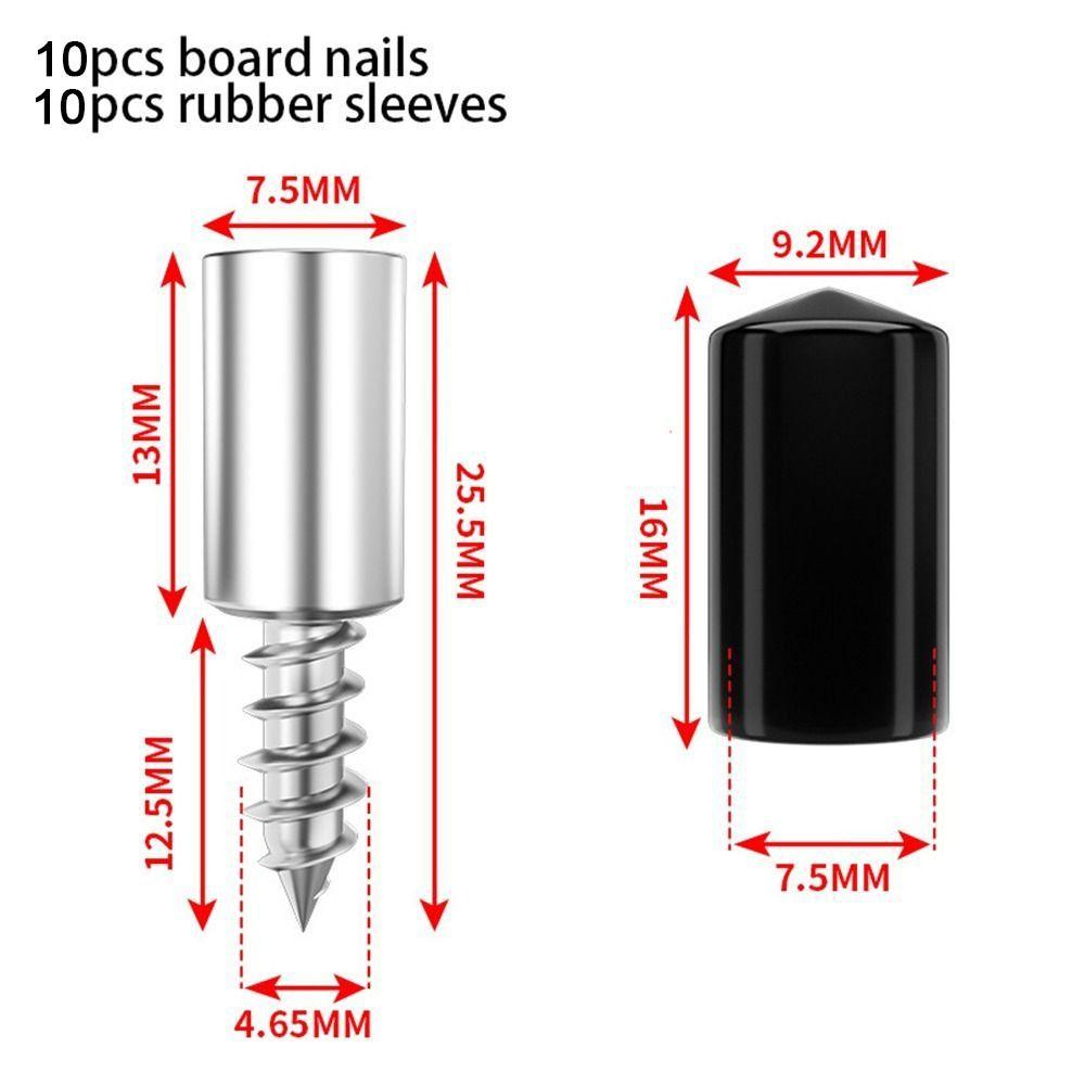 10PCS Fixed Self-Tapping Screws Nonslip Cabinet Rack Nail New Laminate Support Nail  Cabinets