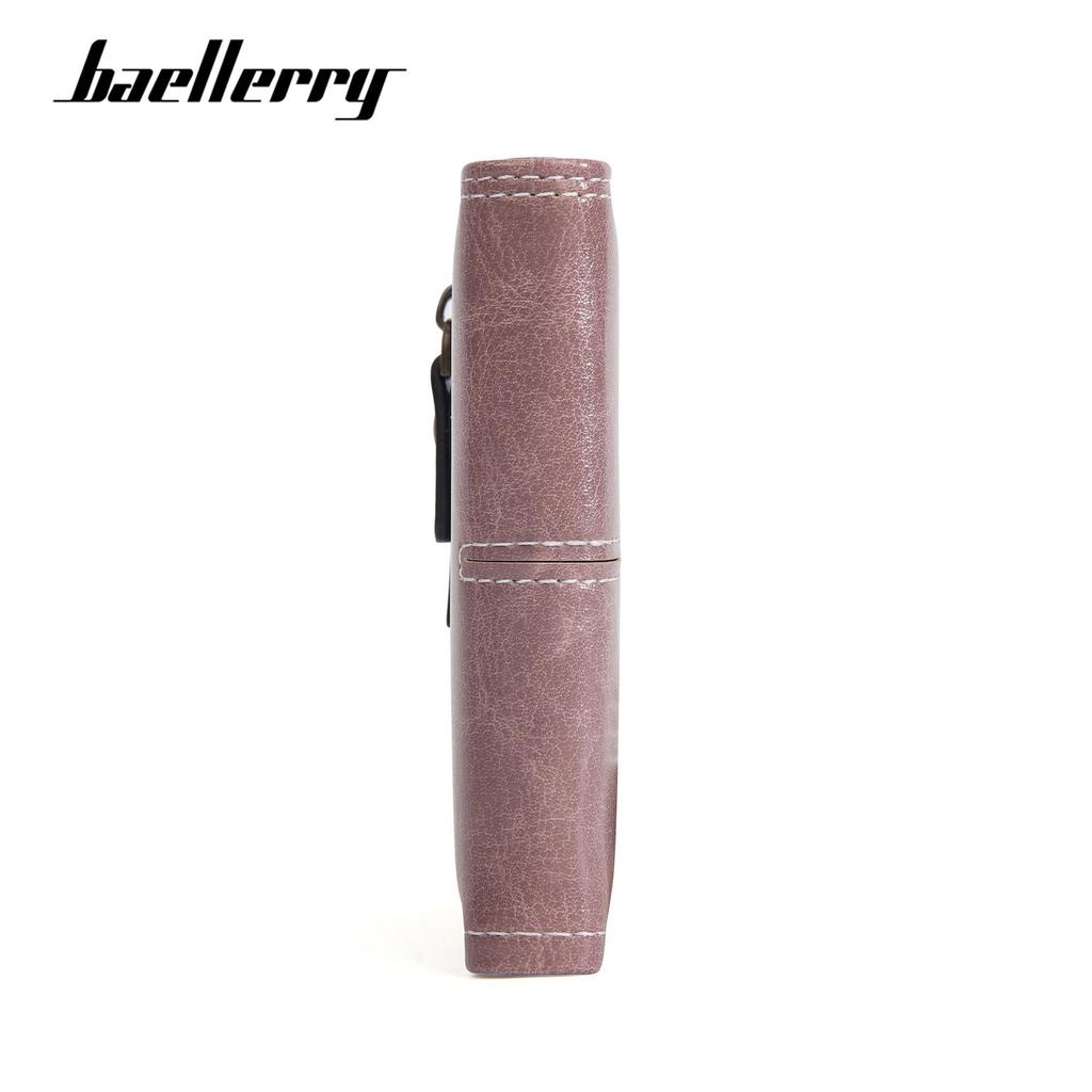 Женский модный короткий кошелек Baellerry - с множеством слотов для карт, двухскладной, с кошельком на молнии