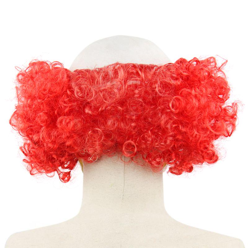 Home Decor Of Halloween Horror Zombie Clown Mask Red Hair Joker Masks Masquerade Party Costume