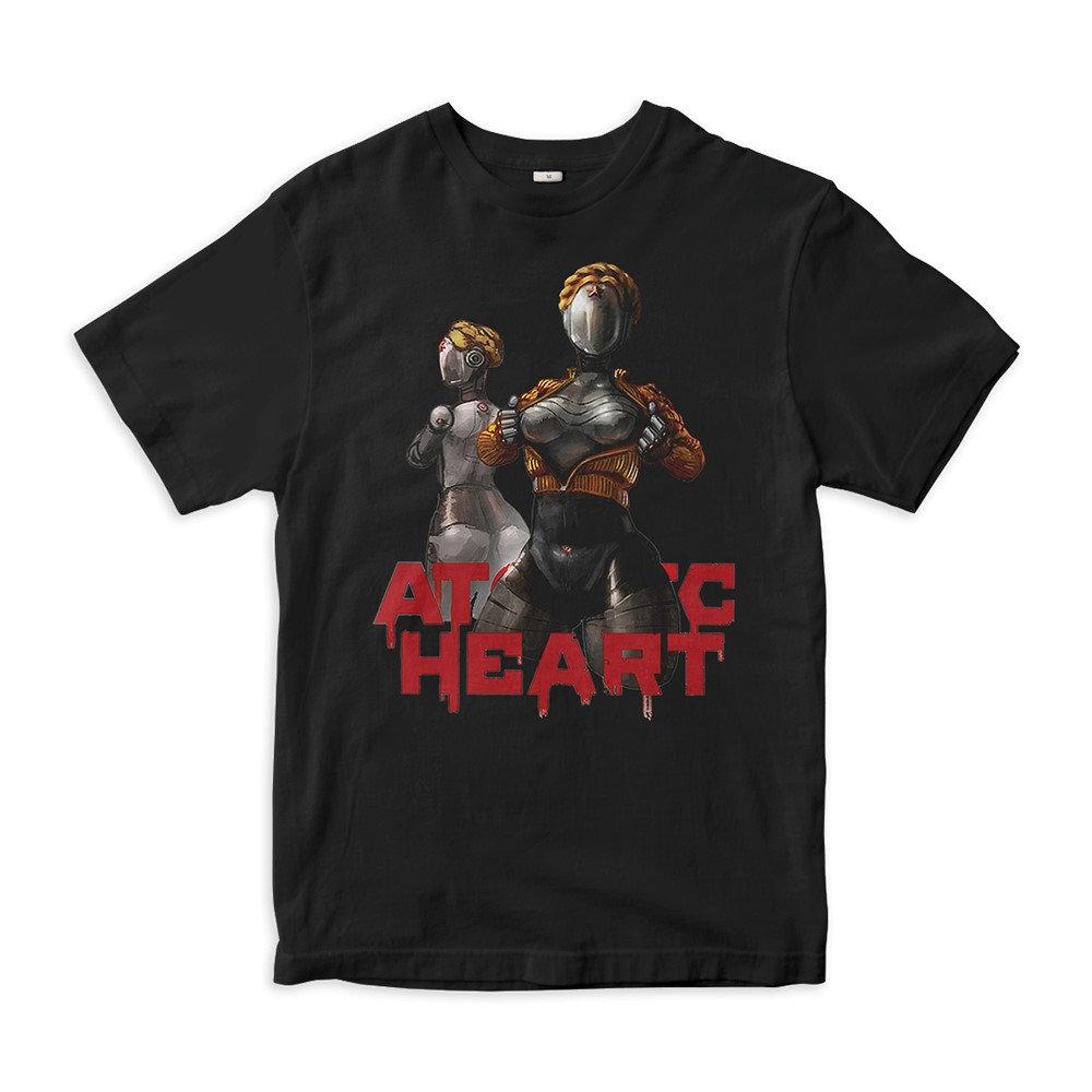 Футболка Atomic Heart The Twins, 100% Хлопок, Мужская Женская Все Размеры (ATO-90077)