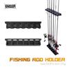 Kingdom Fishing Rod Holder 211g 34.8*6.3cm Horizontal Vertical 6 Stand Rods Fishing Rod Combos Fishing Rod Holder and Rack Wall-mounted