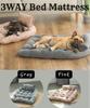 washable pet bed for convenient chin rest suitable for small and use Fluffy, dogs, 3-way cushion, cute, all-season bed, pillow, medium-sized dogs,