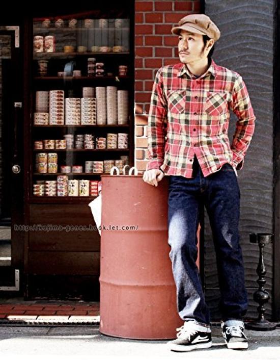 Kojima Jeans 15 унций Селвидж Прямой Деним Размер 32 Брюки, Мужские,