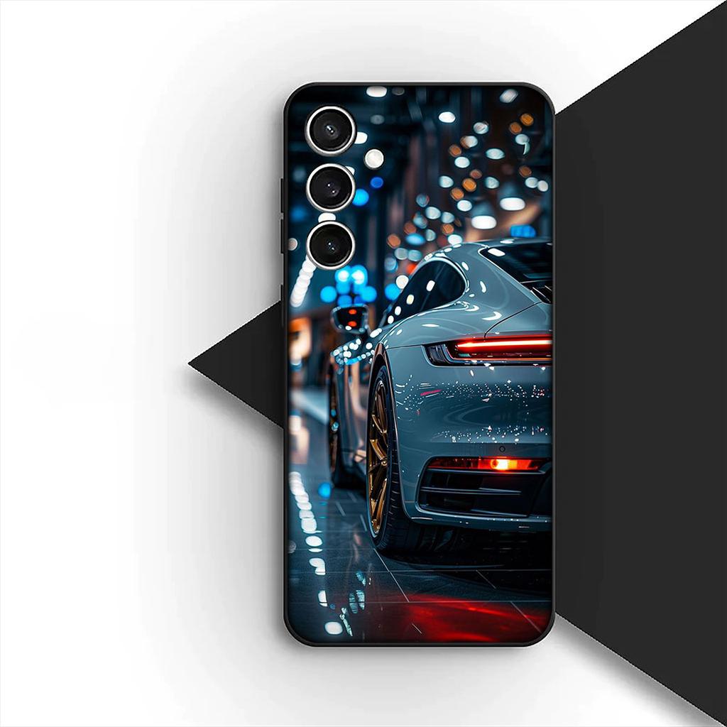 Суперкар Мультяшный Суперкар Задние фонари Чехол для телефона для Xiaomi Redmi Note 12 11 10 A3 Pro 10A 10C 12C Note12 5G 4G Защитная крышка